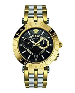 versace vebv00519|Versace Mens Black 46 mm V.